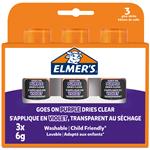 Colla stick Elmer's Disapperaing Purple, lavabile e a misura di bambino 6g, 3 Pezzi