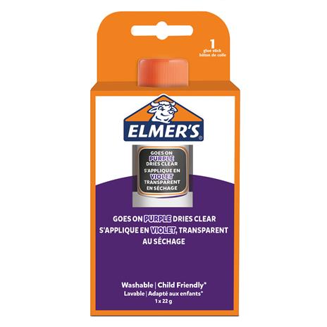 Colla stick Elmer's Disapperaing Purple, lavabile e a misura di bambino 22g, 1 Pezz0