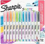 Pennarello Sharpie S-Note Creative Marker punta scalpello. Confezione da 12