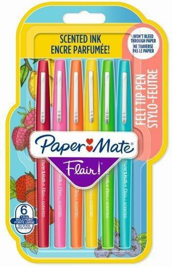 Penna Flair Nylon Scented punta fibra M 1.1. Confezione da 6