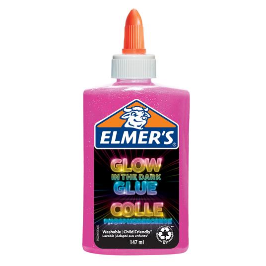 Colla liquida Glow-in-the-Dark di Elmer's,Si illumina al buio, lavabili,  colore rosa, Ottimo per fare lo slime - Elmer's - Cartoleria e scuola |  laFeltrinelli