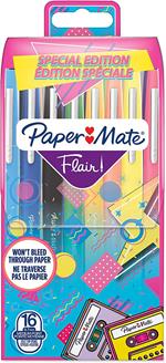 Penna Papermate Flair-Nylon Carnival 12 Colori Assortiti Papermate