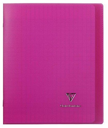 Quaderno formato 17 x 22 cm notebook di colore trasparente/rosa