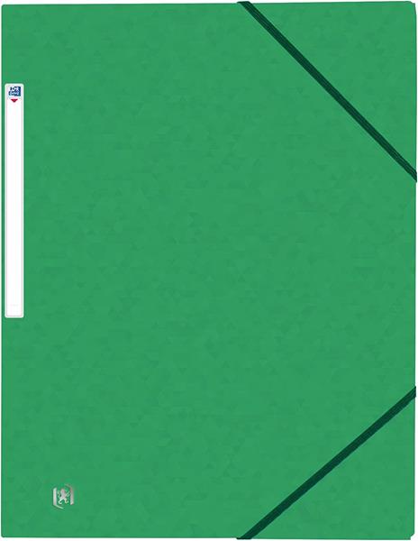 Oxford - Top File+, confezione di 10 cartelline portadocumenti a 3 lembi, formato A4, chiusura con elastico, colori assortiti - 6