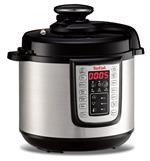 Tefal FAST & DELICIOUS CY505E10 pentola a pressione 6 L Nero, Acciaio inossidabile 1100 W