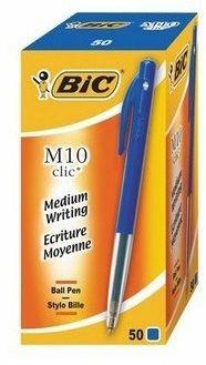 Penne a sfera Bic M10 Bic blu. Confezione da 50