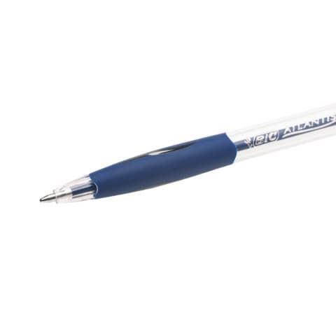 Penna a sfera a scatto Atlantis Classic NF M – blu - 3