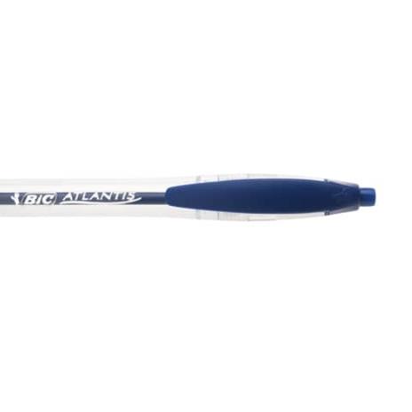 Penna a sfera a scatto Atlantis Classic NF M – blu - 4