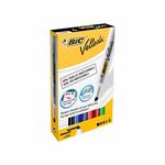 BIC Velleda 1791 evidenziatore 4 pezzo(i) Nero, Blu, Verde, Rosso Punta smussata