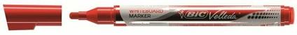 Marcatore Bic Velleda liquido pocket rosso punta 4,2 mm