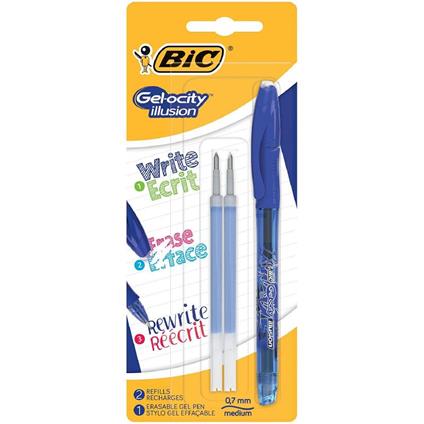 Penna Bic Gelocity Illusion Blu Bl.1+2 Refills