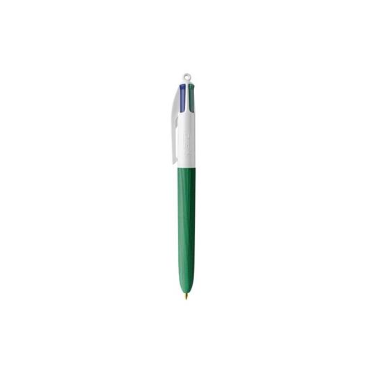 Penna Bic 4 Colori Wood Verde