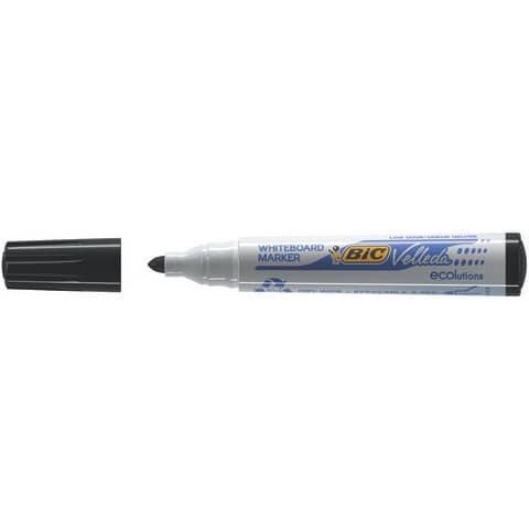 Marcatore per lavagne bianche BIC Velleda 1701 punta conica 1,5 mm nero 904937 (Conf.12)