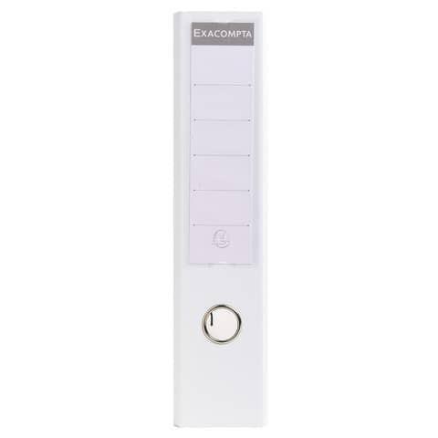 Raccoglitore a leva personalizzabile Exacompta Kreacover® bianco dorso 7 cm 53789E