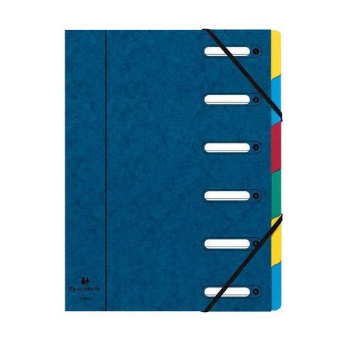 Classificatore Harmonika® 6 divisori - 24,5x32 cm blu 55062E