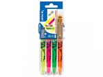 Pilot FriXion Light Verde, Arancione, Rosa, Giallo 4 pz