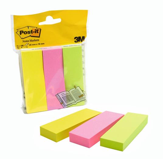 SEGNAPAGINA E POST IT IN CARTA 255X190MM 6 MISURE