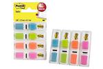 Post it Miniset Segnapagina, 11.9 x 43.2 mm, 3 + 1 x 35, Celeste/Lime/Arancione/Rosa