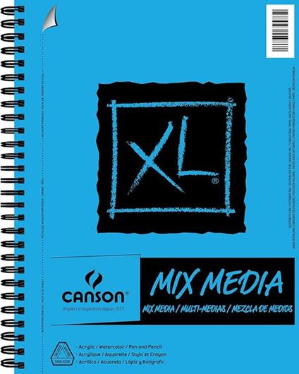 Canson XL Mix Media Blocco di carta da disegno 30 fogli