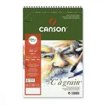 Blocco Canson C''a'' Grain A4+ Spiralato Sul Lato Corto 224gr Grana Fine 30 Fogli