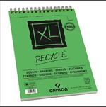 Canson Blocco A4 Xl Recycle' 50 Fogli 160 G/mq Con Spirale Su Lato Corto