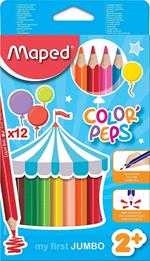 Maped 834010 pastello colorato 12 pezzo(i) Multicolore