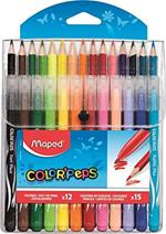 Maped Color Peps Pennarelli X12 + Pastelli Colorati X15