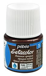 Pebeo Setacolor Ml45 Opaco 075-Cioccolato Moire