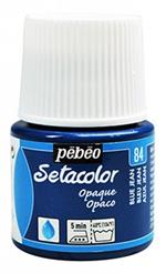 Pebeo Setacolor Ml45 Opaco 084-Blu Jeans