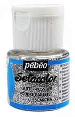 Pebeo Paillette In Polvere Gr10 Setacolor 206-Argento