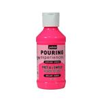 Vernice acrilica lucida per pouring - Rosa fluorescente - 118 ml