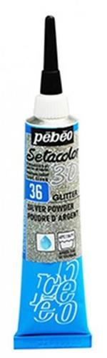 Pebeo Setacolor 3d 20 Ml Effetto Glitter 036-Argento Polvere