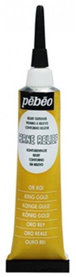 Pebeo Contorno A Rilievo Vitrail Tubo 20 Ml Oro Reale