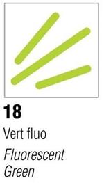 Pebeo 7a Pennarello Tessuti Chiari Punta 1 Mm. Verde Fluo