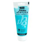 Pittura acrilica opaca - Blu turchese - 100 ml