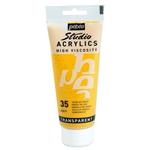 Pittura acrilica trasparente - Giallo venezia - 100 ml