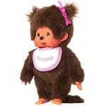 Monchhichi: Girl With Punk & White Bib - 20Cm