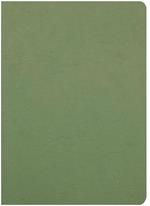 Age Bag Quaderno A4 a punto metallico 21x29,7cm, 96 pagine, a pagine bianche Verde
