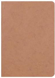 Age Bag Quaderno A5 a punto metallico 14,8x21cm, 96 pagine, a pagine bianche Cognac