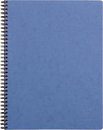 Age Bag Taccuino A4 + spiralato 22,5x29,7cm, 160 pagine, 4 fori a righe Blu