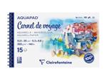 Blocco Acquarello Clairefontaine Aquapad 13.5X25Cm 300Gr 15 Fogli 100% Cellulosa