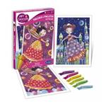 Sentosphere Quadretti con Glitter Principesse Bambini Gioco