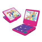 Lexibook Barbie Lettore Dvd Portatile, LCD da 7, 2 Altoparlanti, Batteria Ricaricabile, Rosa, DVDP6BB, Colore