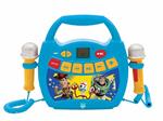 Lexibook Disney Toy Story 4, Woody, Buzz & Forky Il Mio Primo Lettore Digitale con Microfono, Senza Fili, Funzione registra, Effetti vocali, per i Bambini, Blu/Giallo, Colore