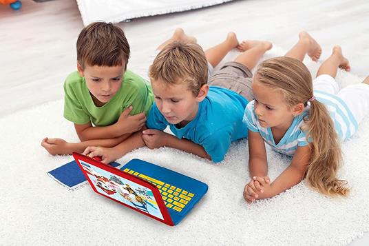 Lexibook Lexibook-JC598PAi5 Paw Patrol-Laptop educativo bilingue Italiano/Inglese Giocattolo per Bambini con 124 attività di apprendimento, Giochi e Musica con Chase e Marshal, Blu/Rosso, Colore - 4