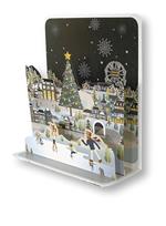 Biglietto Natale 3D Xmas Pop Up Christmas Village