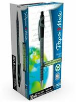 Penna a sfera a scatto Paper Mate Flexgrip Ultra Recycled nero. Confezione 36 pezzi