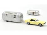 Norev Nv270581 Ford Mustang 1968 Light Yellow E Airstream Caravan 1:43 Modellino