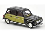 NOREV NV310938 RENAULT 4 PARISIENNE 1963 BLACK & YELLOW 1:64 Modellino