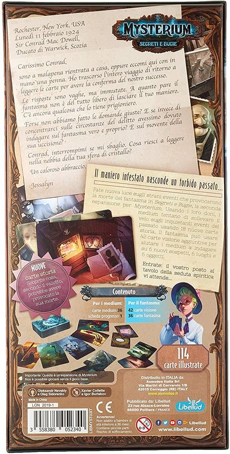 Mysterium - Segreti e Bugie - Esp. - ITA. Gioco da tavolo - 5